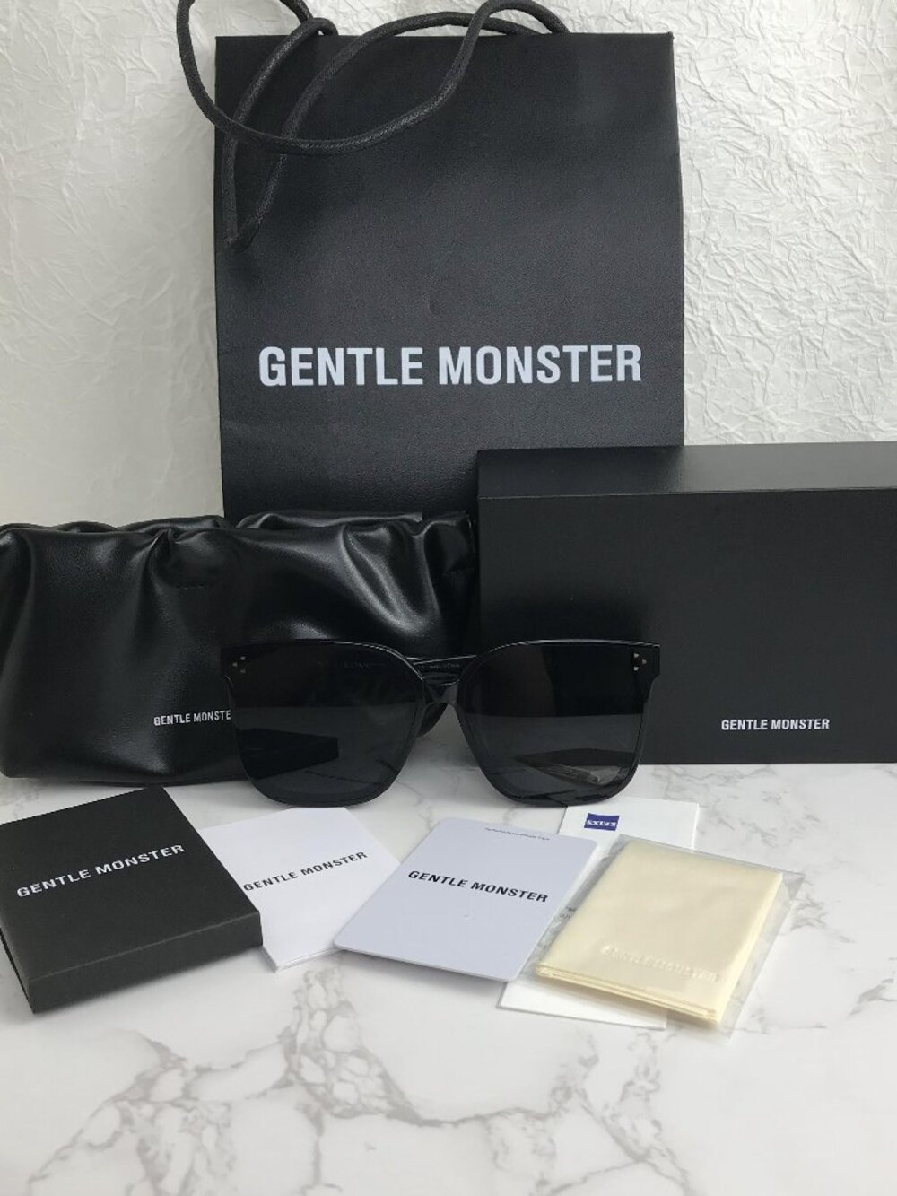 New Gentle Monster Flatba “My Ma” Black Sunglasses